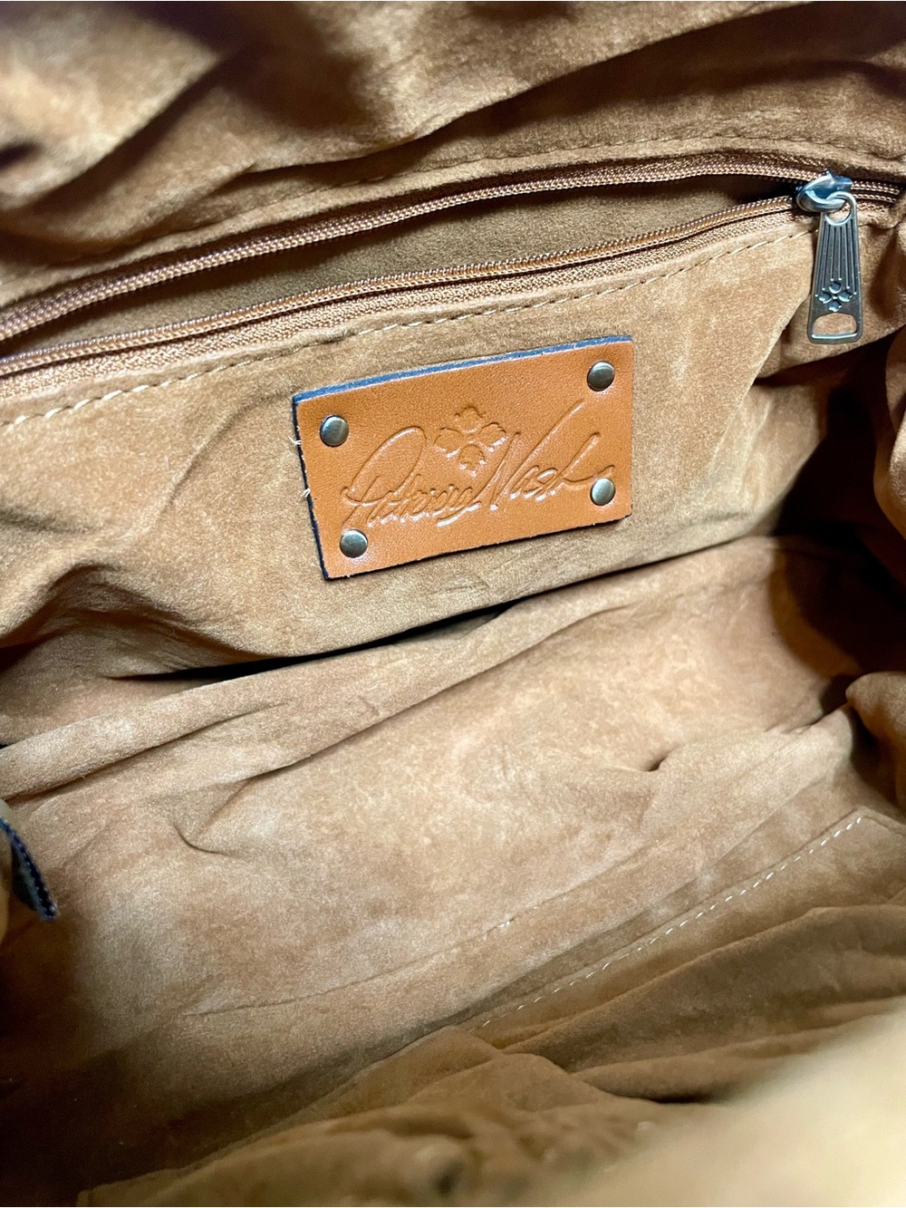 Patricia Nash Willow Woven Cotton Frame Top-Handle Crossbody Kisslock 2-Way Bag - Picture 8 of 9